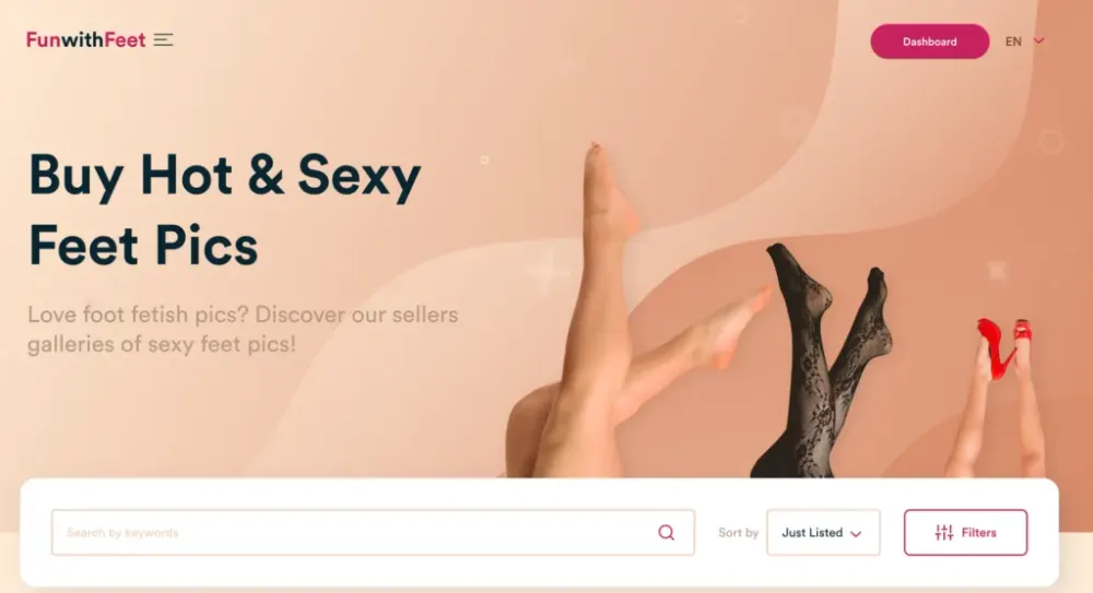 FunWithFeet platform for selling feet pics