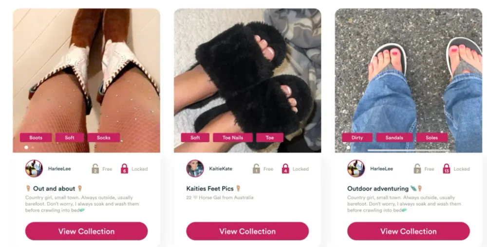 FunWithFeet subscription and dollar payouts for selling feet pics