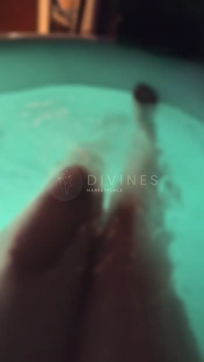 Pied bain a remous