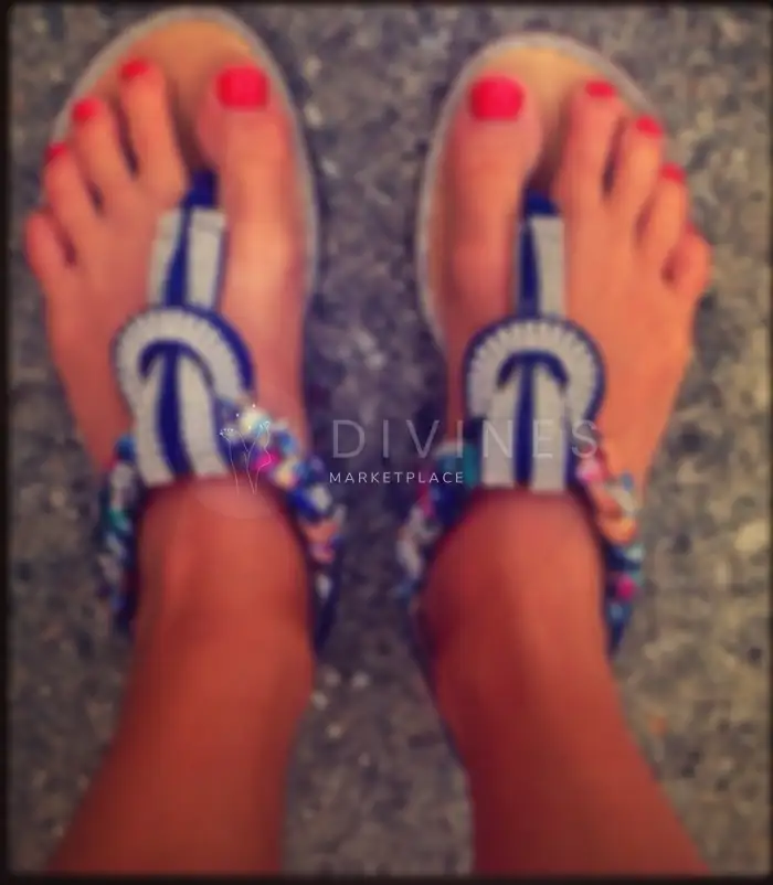 Pieds de canicule scintillants